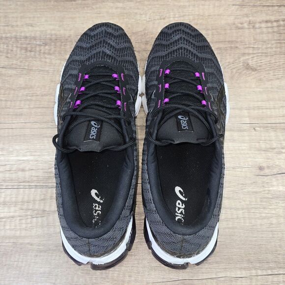 Asics Gel Quantum 180 5 Women's Size 11.5 Black Gray Purple Sneakers (1022A164) - Picture 10 of 10
